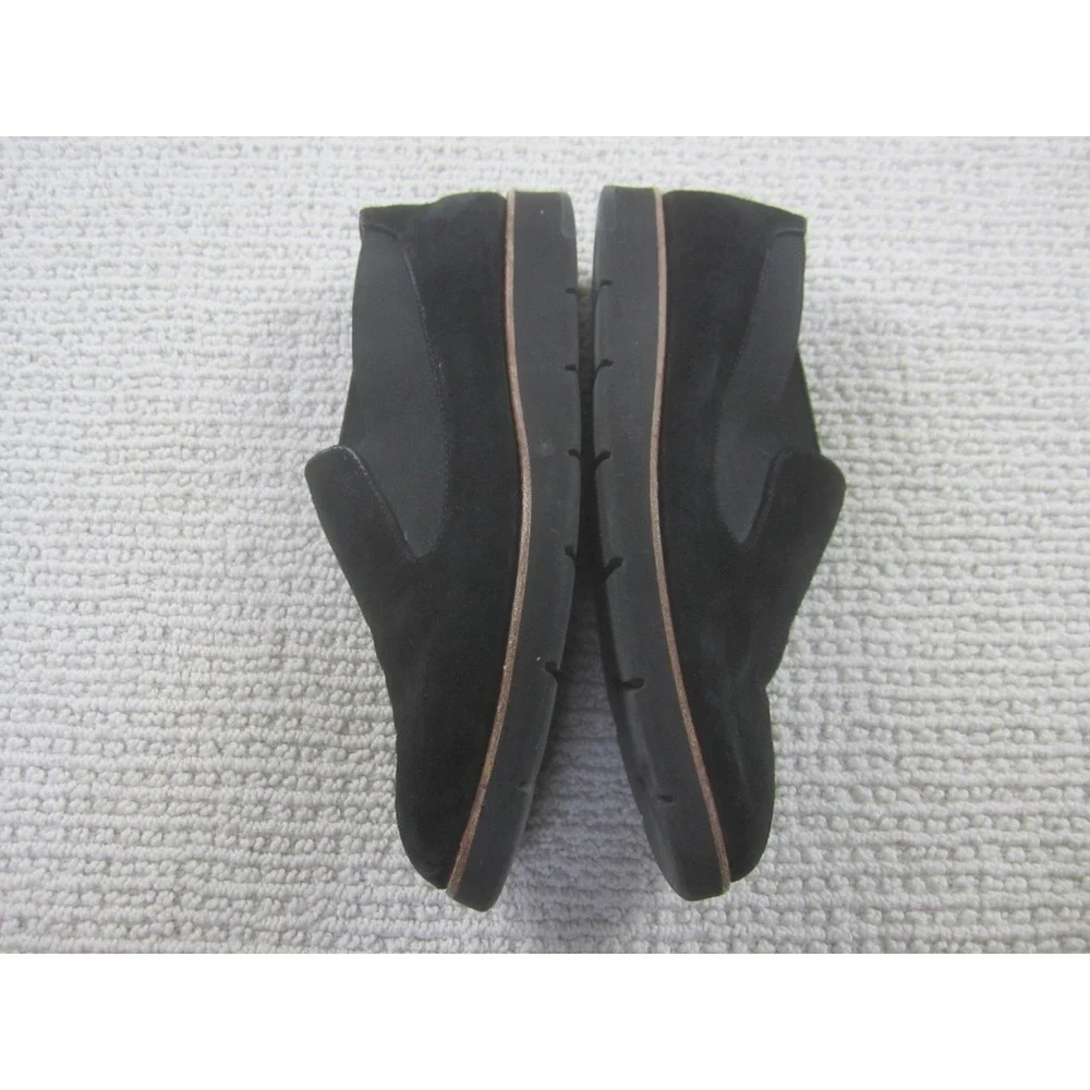 Johnston Murphy Womens Shoe Size 7M Black Casual Loafer Slip On Round Toe‎